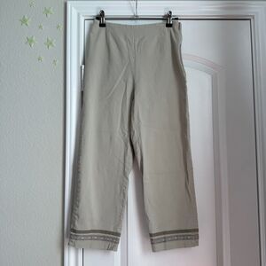 Vintage Talbots kaki capri pants - stretch